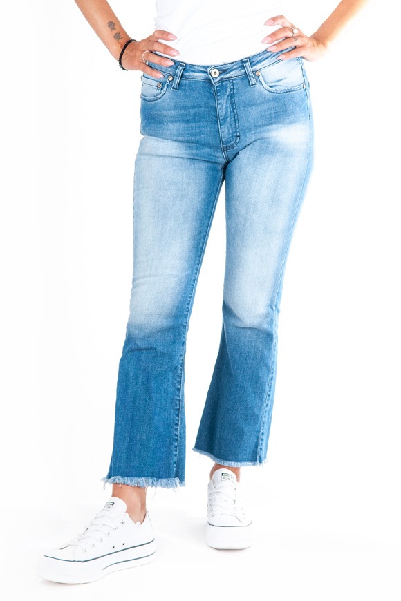 Bild von PLEASE - JEANS P27 MED - BLU DENIM