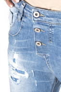 Picture of Please - Jeans P78 NAU - Blu Denim