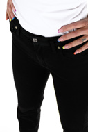 Picture of Please - Jeans P0W Zampa - Nero 