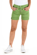 Picture of Please - Shorts P88 94U1 Washed 3D - Seaweed Green