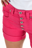 Picture of Please Shorts - P88 94U1 Washed 3D - Bright Fuxia 