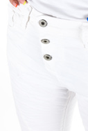 Immagine di Please - Pantalone P78 94U1 Washed 3D - Bianco Ottico 