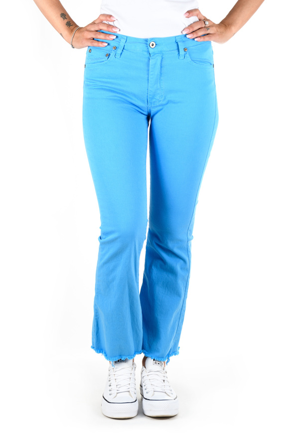 Picture of Please - Jeans P0W Zampa - Malibu Blu 