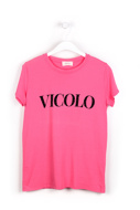 Immagine di Vicolo - T-Shirt  - Pink/Nero
