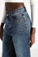 Picture of PLEASE - JEANS P76 192 - BLU DENIM