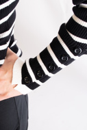 Picture of PLEASE Pullover - Nero/Bianco