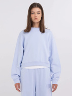 Picture of REPLAY FELPA CROPPED - LIGHT BLUE