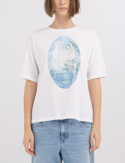 Picture of REPLAY T-SHIRT - W30 994 - WHITE 