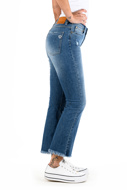 Picture of Please - Jeans P0W PZO Zampa - Blu Denim