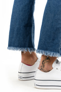 Picture of Please - Jeans P0W PZO Zampa - Blu Denim