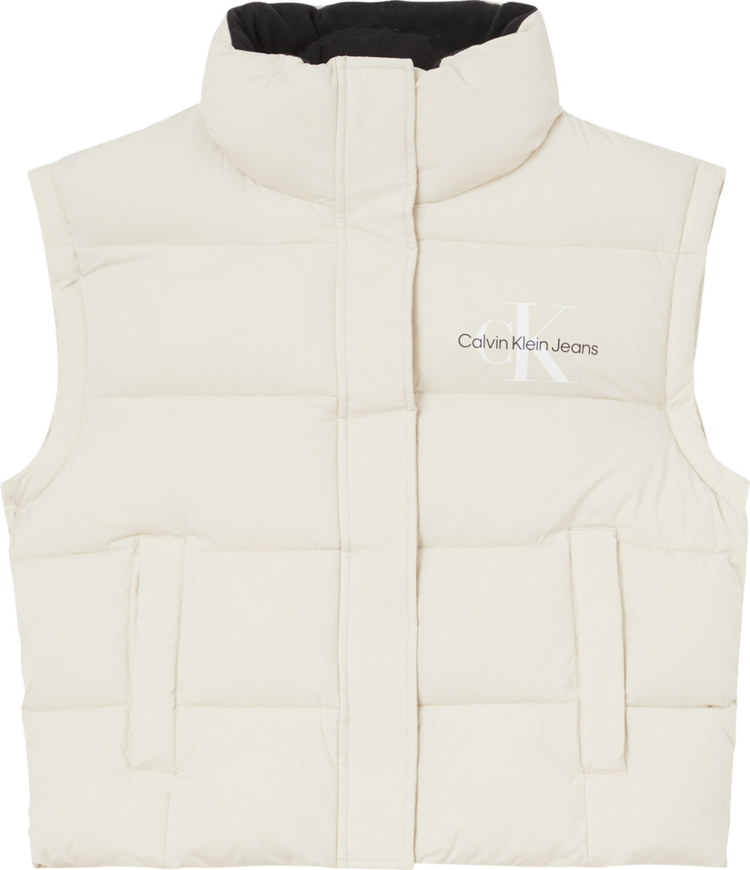 Picture of Calvin Klein - Padded Gilet - Eggshell