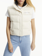 Picture of Calvin Klein - Padded Gilet - Eggshell