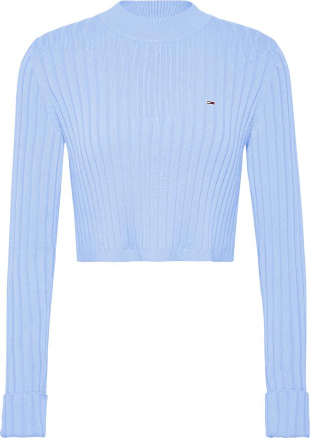 Picture of Tommy Jeans - Cropped Sweater - Chambray Sky