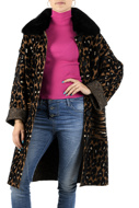 Picture of VICOLO - Coat 01Z - Leo Print