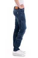 Picture of Please - Trousers P2N AA6 - Blu Denim