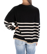 Bild von VICOLO MAGLIA  - 463 ORO NERO BURRO