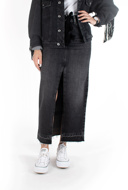 Bild von VICOLO GONNA  KIMBERLY DENIM - DENIM NERO