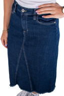 Immagine di GONNA 98%CO 2%EA - BLU DENIM