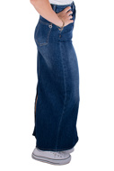 Immagine di GONNA 66%CO30%PL3%VI1%EA - BLU DENIM