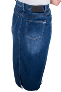 Immagine di GONNA 66%CO30%PL3%VI1%EA - BLU DENIM
