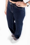 Picture of PANTALONI PLEASE 99%CO 1%EA - BLU DENIM