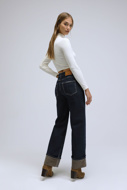 Picture of PANTALONI PLEASE 99%CO 1%EA - BLU DENIM