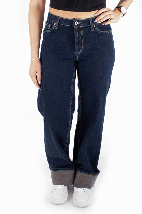 Bild von PANTALONI PLEASE 99%CO 1%EA - BLU DENIM