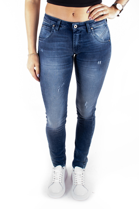 Immagine di PANTALONI PLEASE 71%CO16%PL11%TE2%EA - BLU DENIM