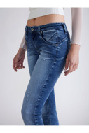 Immagine di PANTALONI PLEASE 71%CO16%PL11%TE2%EA - BLU DENIM