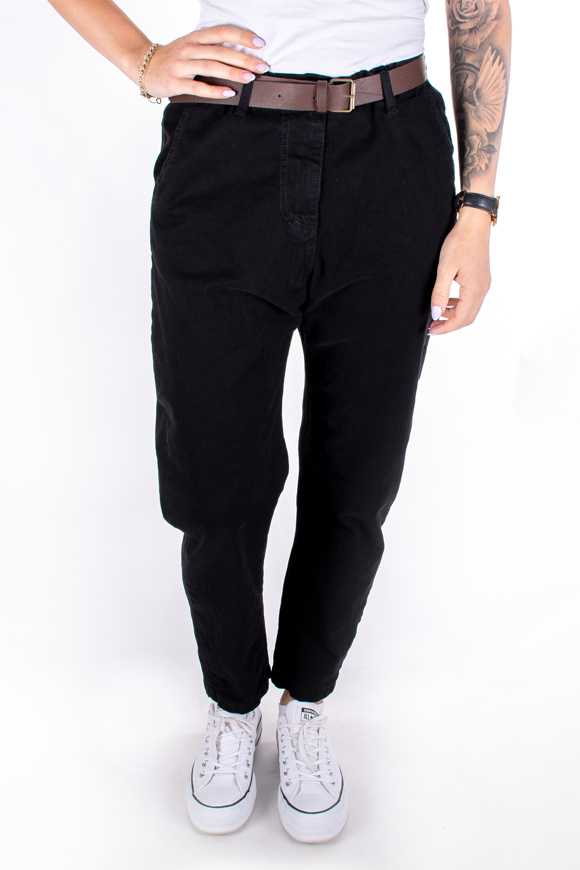 Bild von PANTALONI PLEASE 97%CO 3%EA - NERO