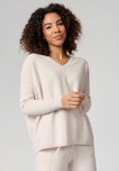Picture of CATNOIR KNIT WOOL VNECK SWEATER - 12/CREAM