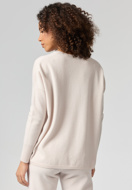 Picture of CATNOIR KNIT WOOL VNECK SWEATER - 12/CREAM