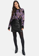 Picture of CATNOIR KNIT SWEATER FLORALS - 160/DARK SOFT FLORALS
