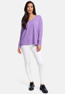Immagine di MAGLIONE IN LANA CATNOIR CON SCOLLO A V - 58/LILLA