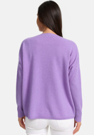 Immagine di MAGLIONE IN LANA CATNOIR CON SCOLLO A V - 58/LILLA