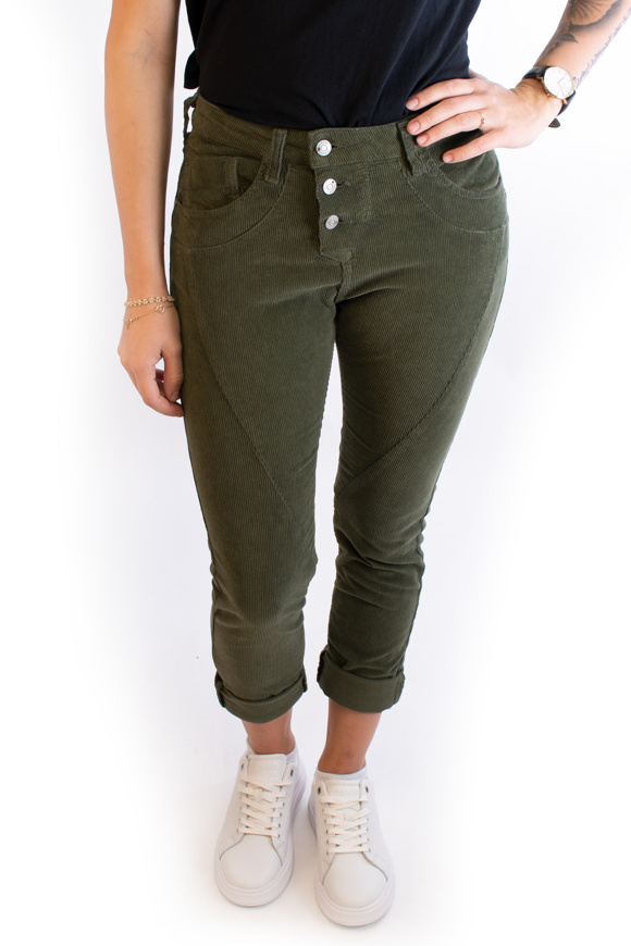 Immagine di PLEASE CORD PANTALONI P78 - MURKY GREEN