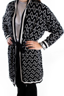 Picture of VICOLO CARDIGAN - NERO