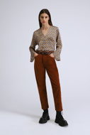 Picture of PLEASE CORD PANTS - P2T N3N - BRUCIATO 23