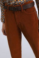 Picture of PLEASE CORD PANTS - P2T N3N - BRUCIATO 23