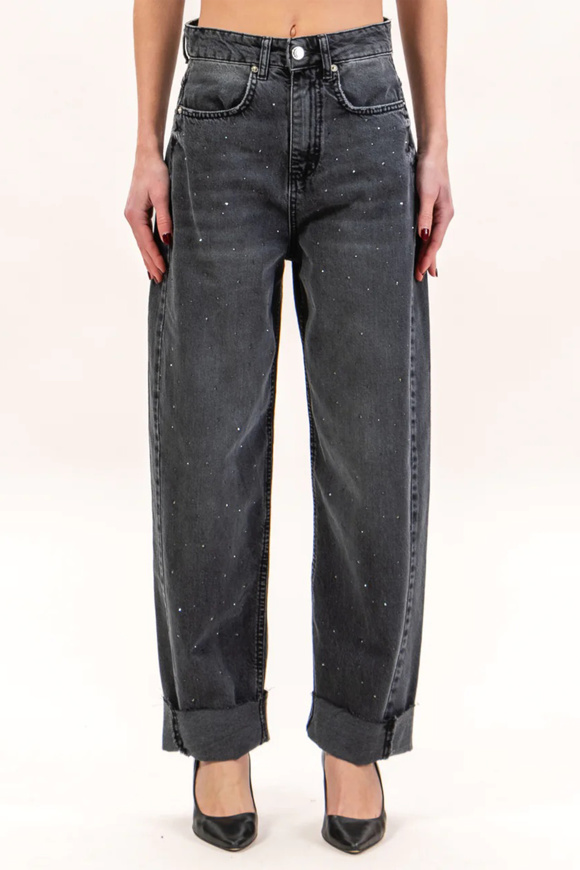 Immagine di VICOLO JEANS BRILLANTINI - GRIGIO