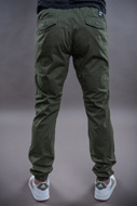 Picture of DUNKELSCHWARZ PANTS POP ZIP - OLIVE