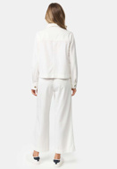 Picture of CATNOIR SHORT JACKET MADE OF TENCEL - OFFWHITE