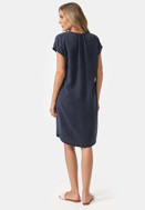 Picture of CATNOIR DRESS MADE OF TENCEL WITH SPLITNECK - NAVY