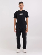 Picture of REPLAY T-SHIRT - M67 660 - BLACK