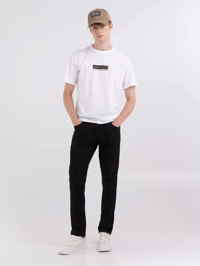 Picture of REPLAY T-SHIRT - M67 660 - WHITE