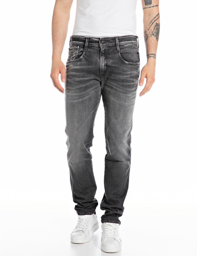 Picture of REPLAY JEANS ANBASS - M91 672 - GREY DENIM