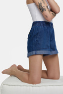 Picture of GAS FRANCESCA SHORTS - BLUE 