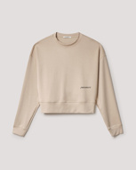 Picture of HINNOMINATE NECK SWEATSHIRT - BEIGE SAND