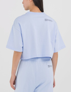 Immagine di REPLAY T-SHIRT CROPPED - W37 08P - LIGHT BLUE