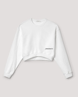 Immagine di HINNOMINATE PULLOVER CROPPED SENZA CAPPUCCIO - HMA 120 - WHITE